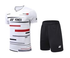 YY Adult Kid Sports Suit Tennis Table Badminton Clothes Set T Shirts shorts