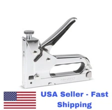 Staple Gun Heavy Duty, All-Steel Body, 4mm to 14mm Staple. USA STOCK