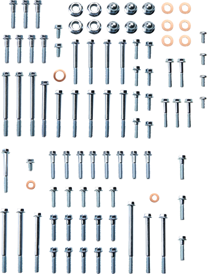Комплект болтовых 2-тактных крепежных элементов двигателя / комплект оборудования Yamaha 1990-2020 YZ250 YZ250X - Изображение 2 из 2