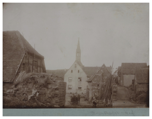 Allemagne, Rosenthaler Hof Tirage vintage légendé Tirage albuminé  13,5x17  - Picture 1 of 2
