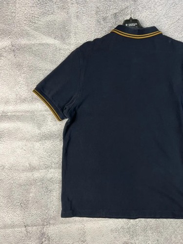 fred perry black polo shirt size Large - Imagen 7 de 11