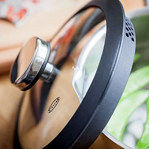 Stellar StayCool ⌀16cm Stielkasserolle Edelstahl +Deckel alle Herdarten SL05 NEU - Bild 2 von 4