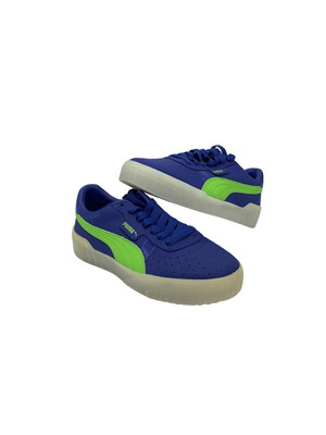 Puma Womens 6.5 Cali 90s Surf The Web 370249 01 Blue Casual Shoes Sneakers