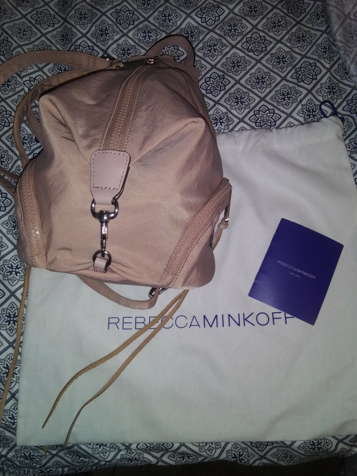 rebecca minkoff backpack pink