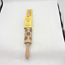 Mrs Anderson's Baking European Beechwood Snowflake Rolling Pin Pie Cookies