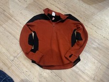 Patagonia W  s Micro 1/4-Zip Fleece Pullover Sweater in Red Orange Size Small