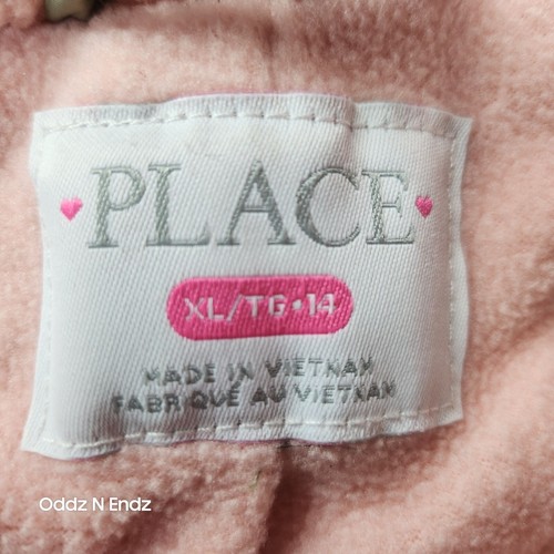 Girls Chevron Puffer Vest With Zipper Closure & High Collar Size XL 14 By Place - Picture 4 of 9