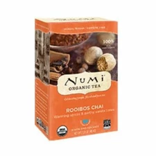 Ruby Chai Spiced Rooibos Tea  18 bags By Numi Tea