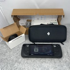Valve Steam Deck Black Handheld Console 256GB Tested With Carry Case