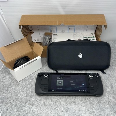 Valve Steam Deck Schwarz Handheld-Konsole 256GB getestet mit Tragetasche