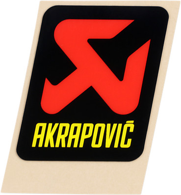 Aufkleber Akrapovic hitzefest 57x60mm