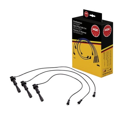 Zündleitungssatz 3 Kabel schwarz NGK IAM-Expertise für u.a. HYUNDAI EQUUS