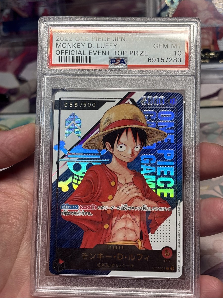 Sequential PSA 10s Monkey D Luffy Serial 058/500 & 059/500. Once