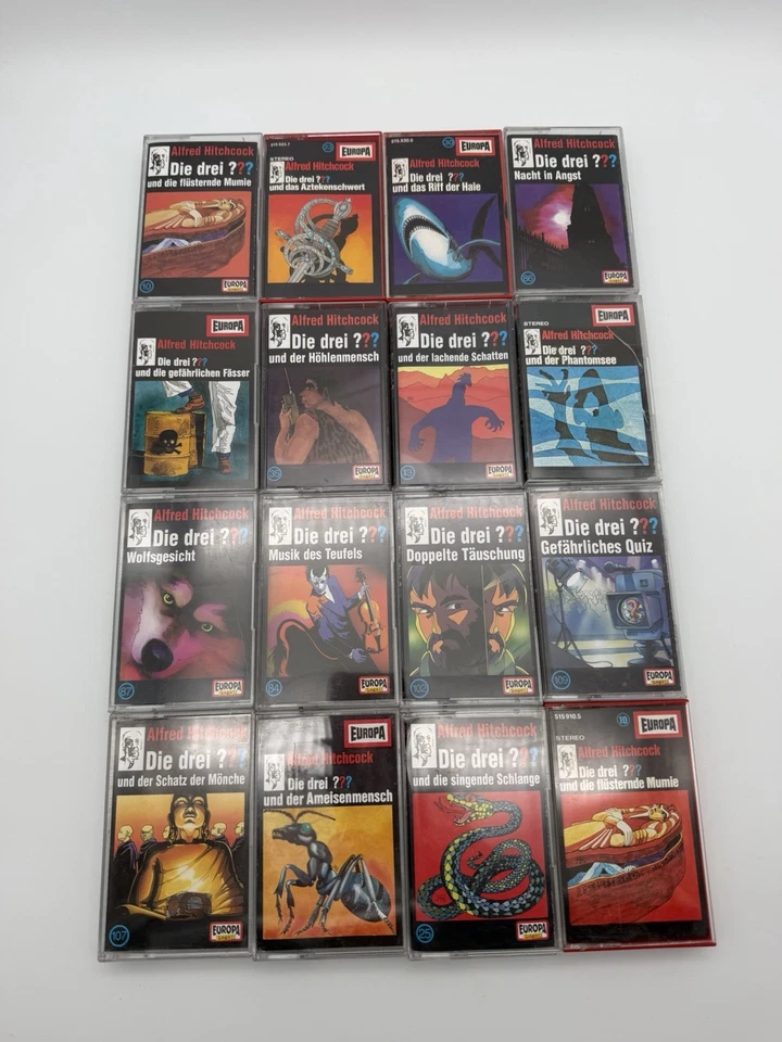 16x Die Drei Fragezeichen Kassetten Kassette Hörbuch Hörspiel gebraucht - Bild 1 von 4