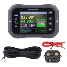 WiFi Battery Monitor 10-100V 0-50A Bidirectional Detection Bluetooth Remote