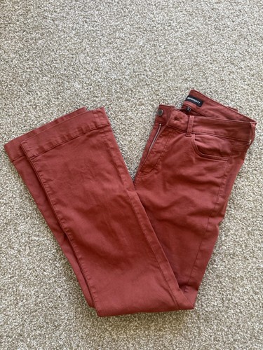 Prosperity Jeans Womens 32x31 Red Bootcut Stretch Denim 5-Pocket