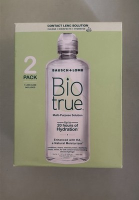 Bausch + Lomb Bio true Multi-Purpose Solution, Hydrates, 2-Pack-Total 20 FL OZ