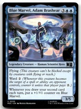 Blue Marvel, Adam Brashear #530 NM Commander: Marvel Super Heroes MSC Magic MTG