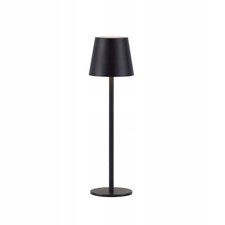 Euria LED Table Lamp 3w Black Outdoor Terrace Ip54 Touch Dimmable