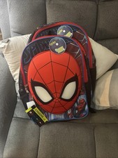 Spider-Man Light Up Eyes 17  Backpack New With Tag Back To School