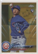 2018 Topps Chrome Gold Refractor 42/50 Jen-Ho Tseng #101 s3g