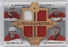 2022 Upper Deck Ultimate Collection 94/99 Jonathan Huberdeau Elias Lindholm 2pw