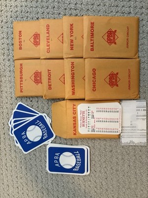 1956 APBA Baseball Season. Nine Junior Circuit Teams In Immaculate Condition