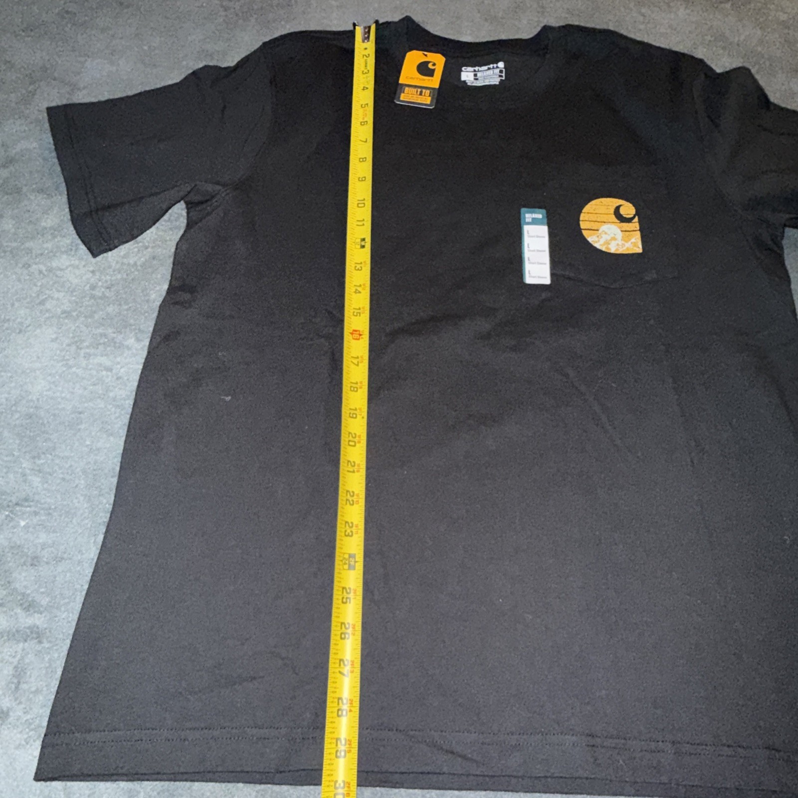 Carhartt Outdoors Graphic Mens Black Pocket T-Shirt Brand new Size Large thumbnail 6