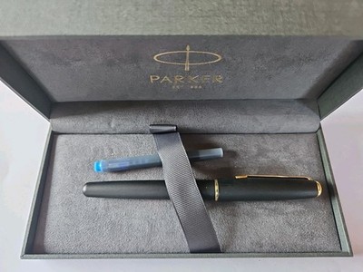 Parker Sonnet,  Mattschwarz GC,  Füllfederhalter M,  Konverter, Neu 