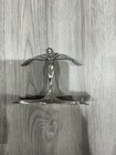 Art Nouveau Style Winged Lady Jewelry Tray – Vintage Pewter Earring Holder — photo 1