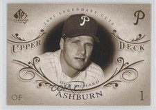 2005 SP Legendary Cuts Richie Ashburn #66 HOF 0a1