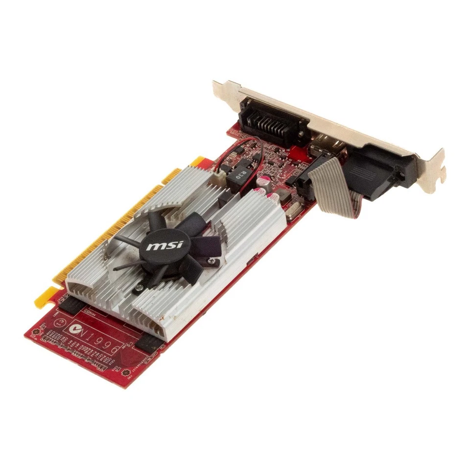 Graphics Card MSI NVIDIA GEFORCE GT 520 1GB DDR3 N520GT-MD1GD3/LP PCIe - Image 3 of 3