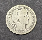 1910 Barber Silver Quarter - 25c - 90% Silver