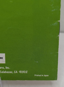 Swamp Thing NES Instruction Manual ONLY Nintendo NO GAME