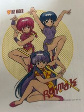 90S Vtg Vintage Ranma 1/2 Ramma T-Shirt Tee Shirt Rumiko Takahashi Xl No.yo1084