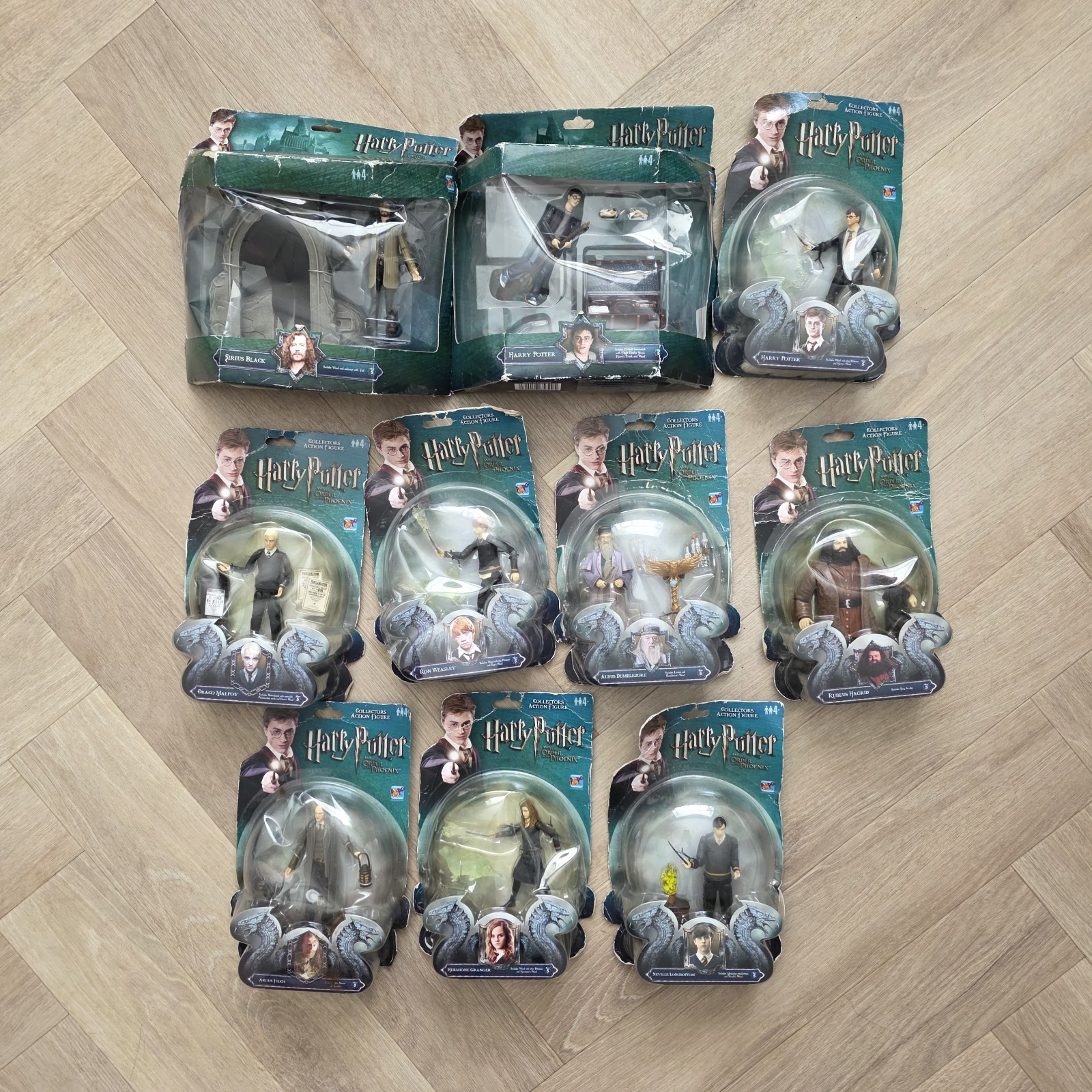 Lote Paquete Figuras Harry Potter PopCo Orden del Fénix Hagrid Dumbledore Ron