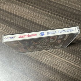 Night Warriors: Darkstalkers' Revenge Sega Saturn Disc+Case+Manual+Reg. Card