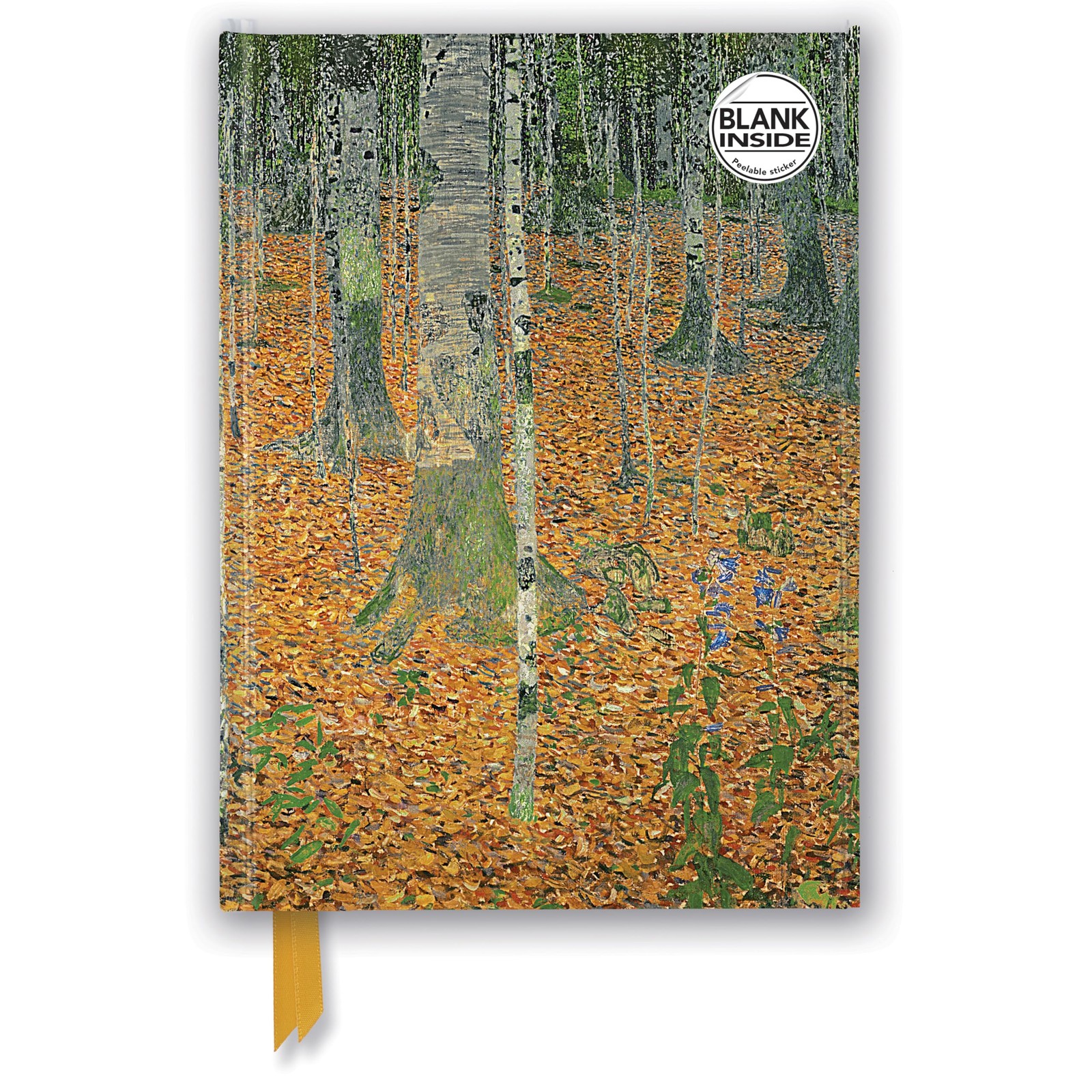 Gustav Klimt: The Birch Wood (Foiled Blank Journal) (Flame Tree Blank Notebooks) - Image 2