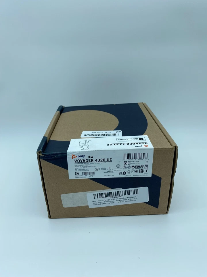 Poly Voyager 4320 UC Wireless Headset w/USB & Cable – Stand Missing - Image 2 of 4