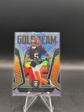 2024 Panini Totally Certified #6 Tee Higgins Mirror Gold Team