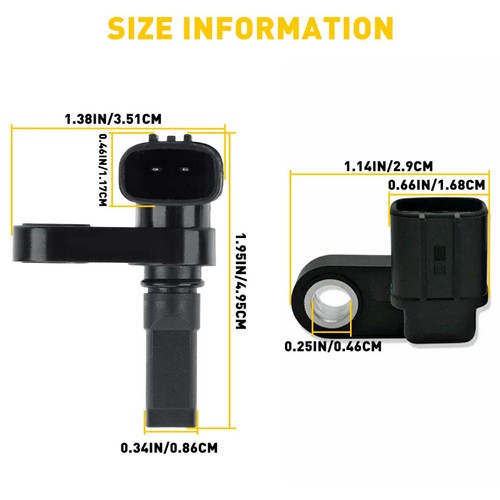 Sensor de velocidad de rueda ABS derecha e izquierda 2 piezas para Toyota FJ Cruiser 2007-2014 4,0 L EE. UU. - Imagen 2 de 8