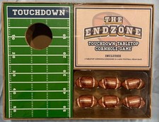 The Endzone Touchdown Tabletop Cornhole Game FOOTBALL FIELD NEW Game Night