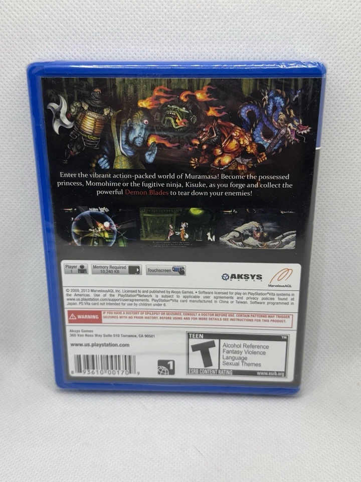 Muramasa Rebirth - Playstation PS Vita - Brand New Factory Sealed - Image 2 of 4