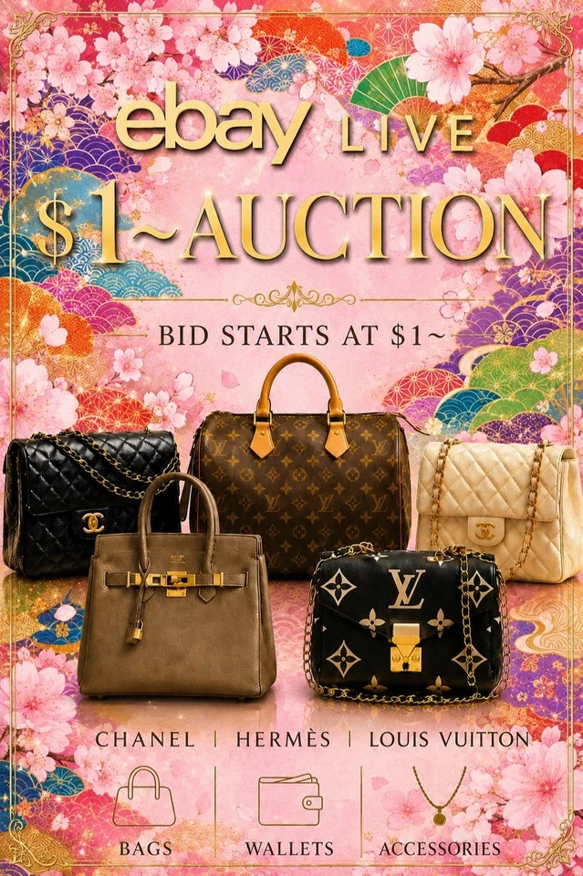 Luxury Bags and SLGs Live Sale