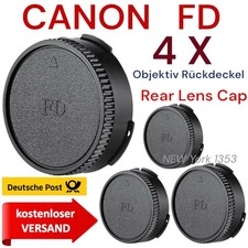 4 X Objektiv Rückdeckel für Canon FD  , Dec...