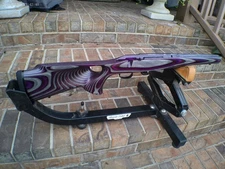 SAVAGE AXIS S/A SATIN PURPLE PACHMAYR PAD / STUDS/TRIGGER GUARD FREE SHIP #329