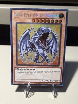 Blue-Eyes White Dragon Chibi BLMM-EN001 Secret Rare Card
