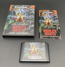 Ghouls'n Ghosts (Sega Genesis, 1989) Authentic CIB Manual Cleaned Tested
