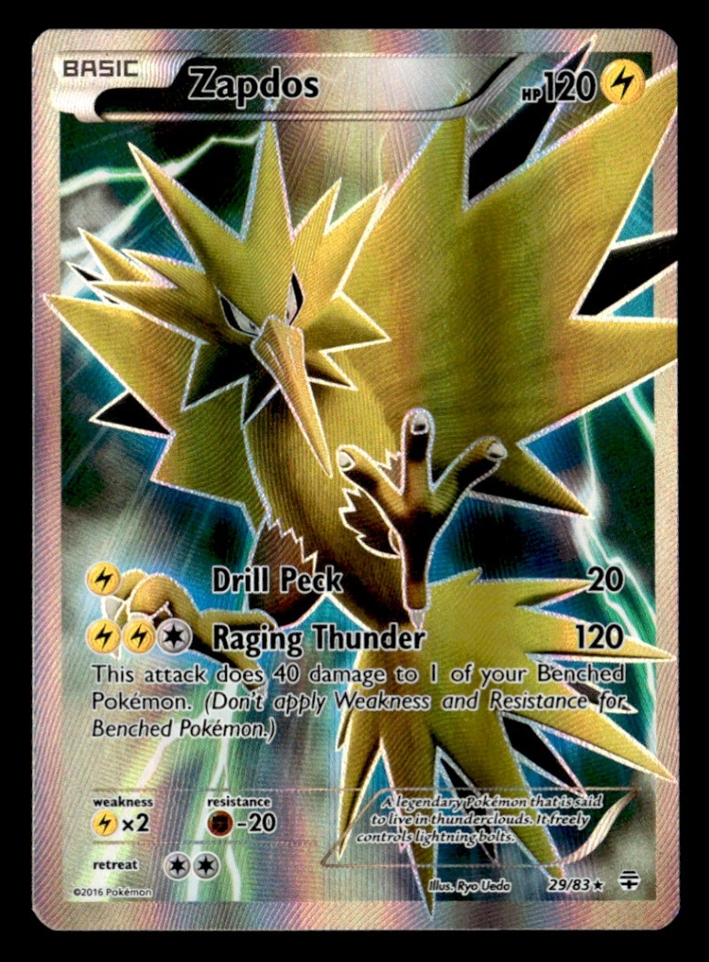 Zapdos Holo Rare Generations 29/83 MP Pokémon TCG