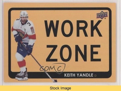 2021-22 Upper Deck Series 1 Work Zone Keith Yandle #WZ-22 READ 00jz
